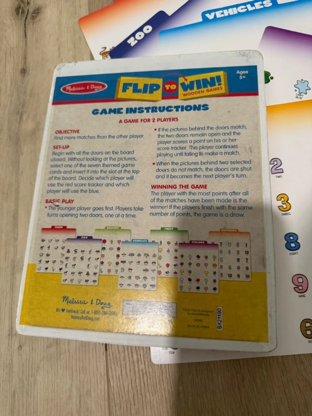 Melissa and Doug memory match